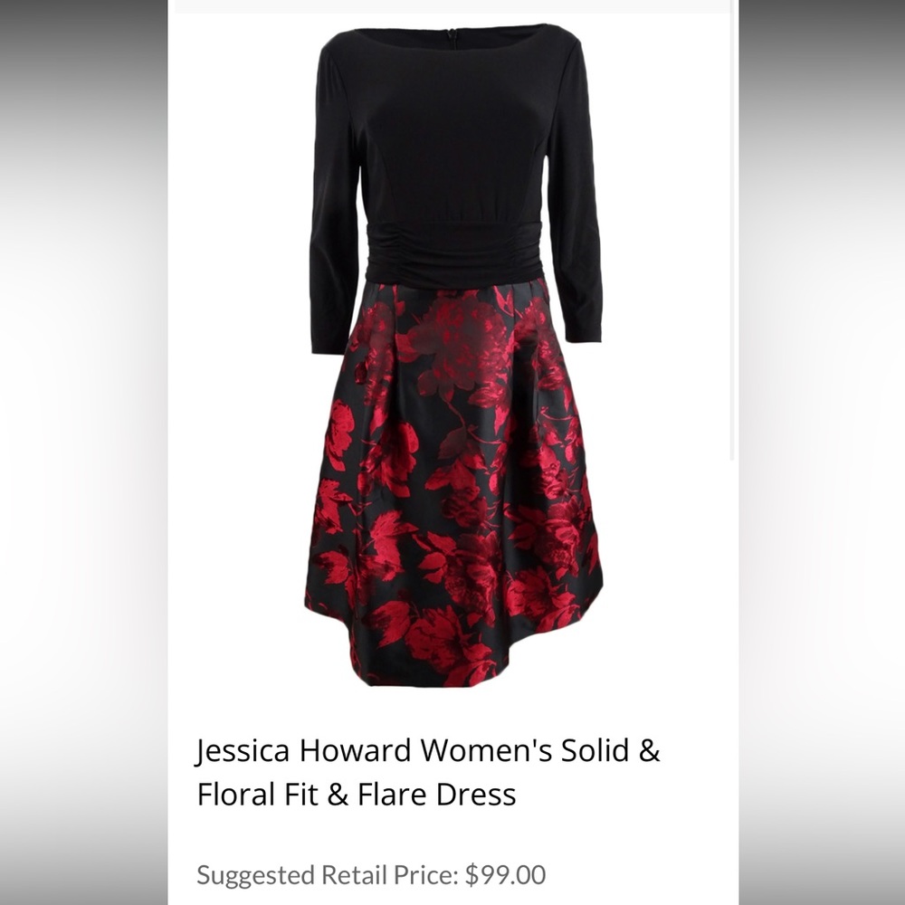 🌹Jessica Howard Fit & Flare Dress.🌹